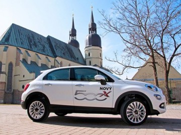 Nový Fiat 500 X na jazde v Trnave